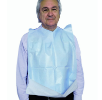 Bavoirs Jetables avec Poche de Récupération, sachet de 12