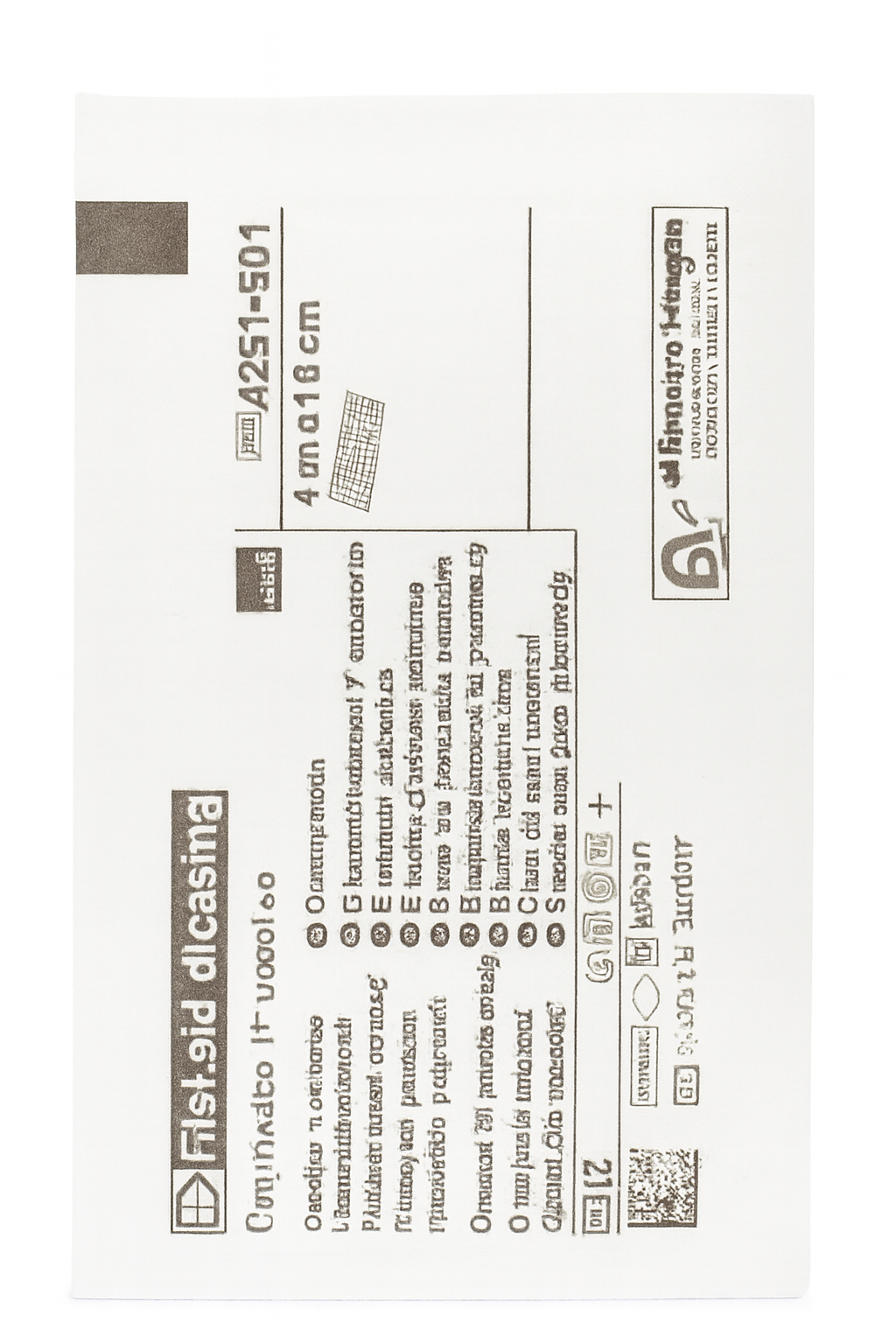 Pansements compressifs d'urgence Pour stopper les hémorragies