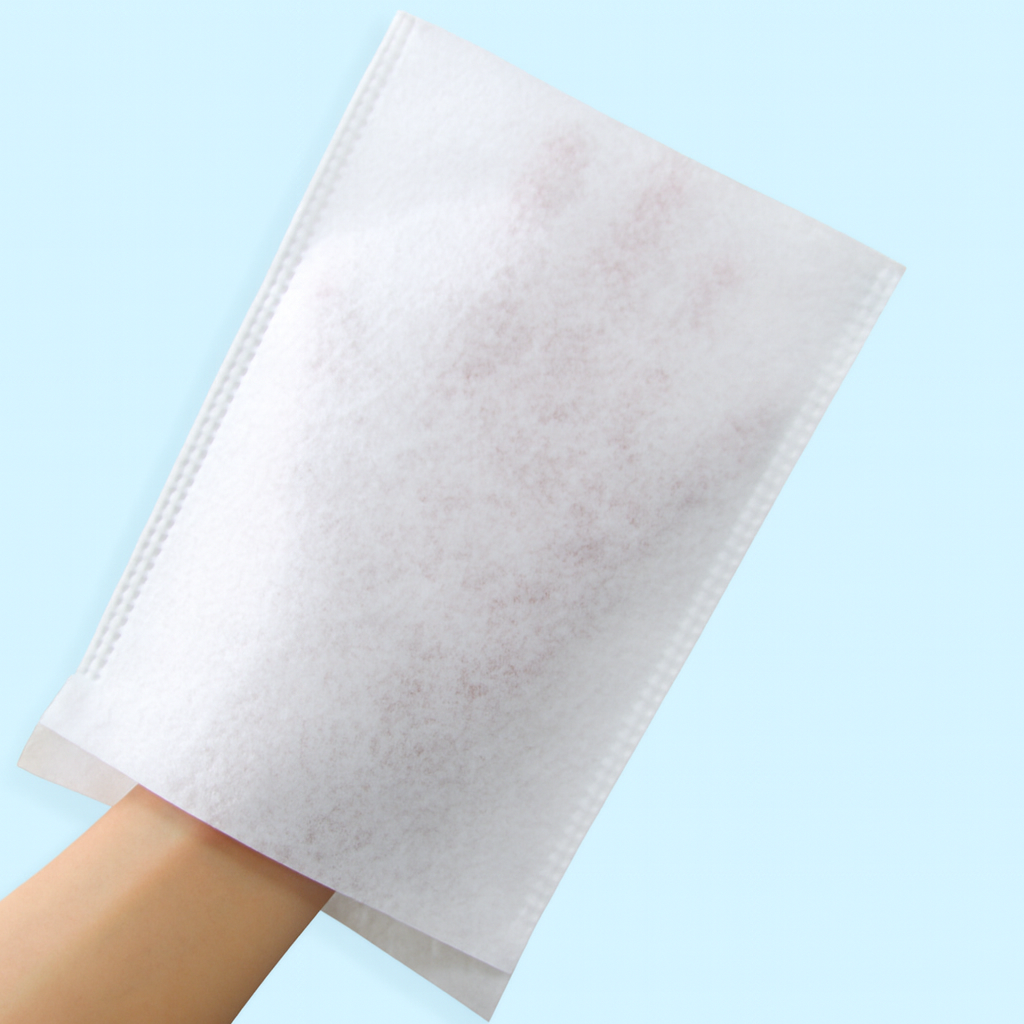 Gant de toilette non tissé absorbant 15 x 22cm  , LOT DE 50 gants